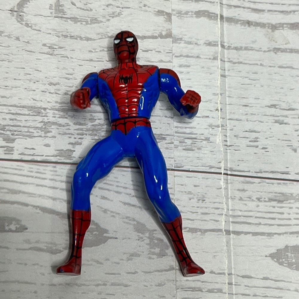 Marvel Spider-Man Miniature 3 Inch Action Figure Red Blue Web Slinger Toy